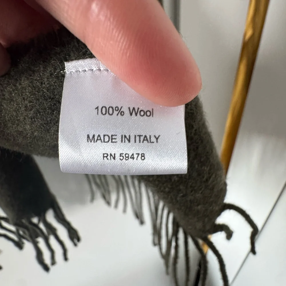 Cozy Olive Green Scarf